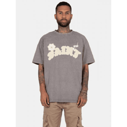 sportliches MJ Gonzales Herren T-Shirt Oversize 240 g/m² mit Baumwolle Grau