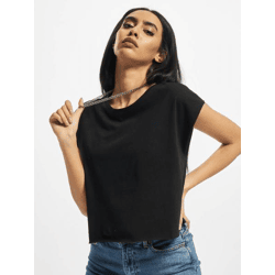 sportliches Urban Classics Damen Oversize T-Shirt Loose Fit 180 g/m² Schwarz