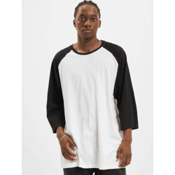 sportliches Urban Classics Herren T-Shirt 200 g/m² mit Baumwolle Weiß/Schwarz