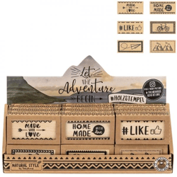 Stempel Let the Adventure Begin 6 cm 6 sortiert