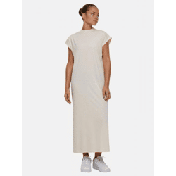 stilvolles Urban Classics Damen Kleid 140 g/m² mit Baumwolle Ecru-Weiß
