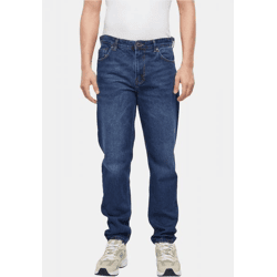 Stylish 2Y Premium Men's Stretch Jeans with Zipper Pockets, Cotton, Blue