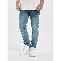 stylische Denim Project Herren Jeans Slim Fit Stretch mit Baumwolle Blau