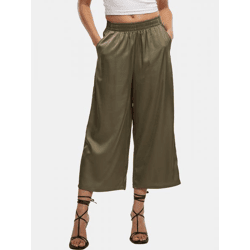 stylische Urban Classics Damen Jeans Stretch Taschen 95 g/m² Grün