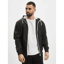 Stylish Urban Classics Men's Jacket, Stretch, 75 g/m², Black/White
