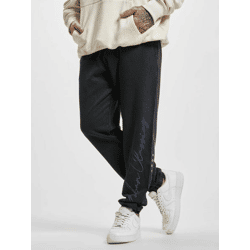 stylische Urban Classics Herren Jeans Kordelzug Klettverschluss 300 g/m² mit Baumwolle Schwarz