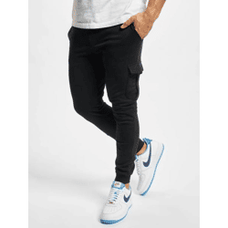 Stylish Urban Classics Men's Jeans with Drawstring Pockets, 300 g/m², Cotton Blend, Black