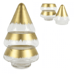Topf mit Deckel gold 19 cm