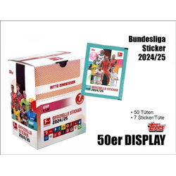 Topps Bundesliga Sticker 2024/2025 – 50er DISPLAY
