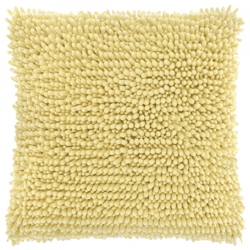 Unique Living Kissen „Bo“ in Pastellgelb, 45 x 45 cm