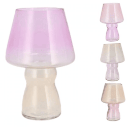 Vase Bicolore pastell 25 cm 4 Stück sortiert
