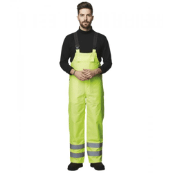 Wasserdichte Helly Hansen Alta Shelter Herren Arbeits-Hose Latzhose mit HellyTech ISO zertifiziert 71570_360 Neon-Gelb