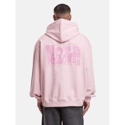 weicher DEF Herren Hoodie Rippstrick Kapuze mit Baumwolle Rosa