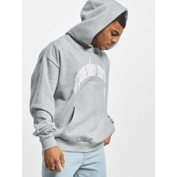 Soft MJ Gonzales Men's Hoodie with Large Hood, 460 g/m², Cotton Blend, Gray