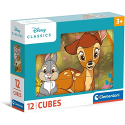 12 Teile Würfelpuzzle - Disney classic