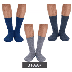 3 Paar primair socks. nachhaltige Freizeit-Socken Baumwoll-Socken lange Strick-Socken 53200-7004 Royalblau/Dunkelblau/Weiß