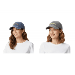 aussagekräftige ZWILLINGSHERZ Classic Base-Cap mit OUT OF OFFICE Schriftzug Baumwoll-Cap justierbare Cappy Schirm-Mütze 4603M K5404 in Gr