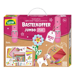 Bastelkoffer Jumbo pink, Faltschachtel