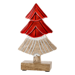 Baum, Mango, rot Emaille, S, ca. 20cmH