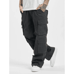 bequeme Brandit Herren Jeans Kordelzug Taschen mit Baumwolle Anthrazit
