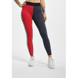 bequeme Karl Kani Damen Hose Stretch mit Baumwolle Rot/Graphit