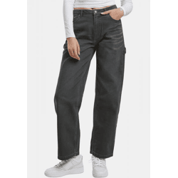 bequeme Karl Kani Damen Jeans Stretch mit Baumwolle Grau