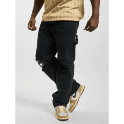 bequeme Karl Kani Herren Jeans mit Baumwolle Schwarz