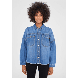 bequeme Noisy May Damen Jeans mit Baumwolle Blau