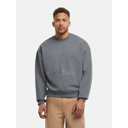 bequemes DEF Herren Sweatshirt mit Baumwolle Blau