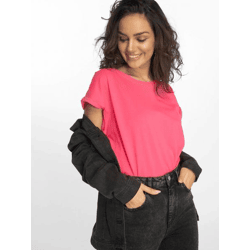 bequemes Urban Classics Damen T-Shirt 140 g/m² mit Baumwolle Pink
