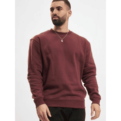 bequemes URBAN CLASSICS Herren Sweatshirt 380 g/m² mit Baumwolle Bordeaux-Rot