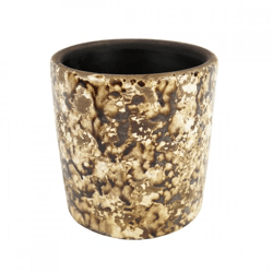Blumentopf Jade braun/beige 13 cm