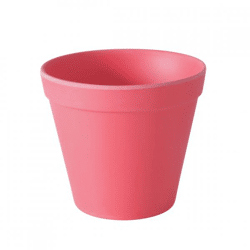 Boltze Blumentopf Bamboo rosa 10,5 cm