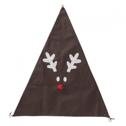 Boltze Pflanzenhülle „Weihnachten“, braun, 100 cm
