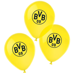 BVB Borussia Dortmund - 6 Latex Ballons - 27,5 cm