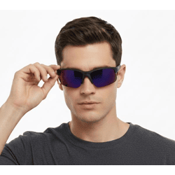 Champion Sport Sonnenbrille Herren Sport-Brille polarisierte Urlaubs-Brille Filterkategorie 3 CU514102 Schwarz/Lila