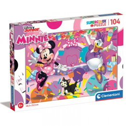 Clementoni 25735 - 104 Teile Puzzle - Supercolor - Minnie