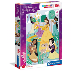 Clementoni 25736 - 104 piece jigsaw puzzle - Supercolor - Disney Princess