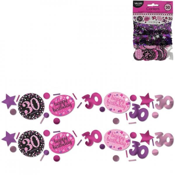Konfetti 30 Jahre rosa 34 g