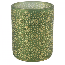 Countryfield Teelichthalter Hailey L grün 12,5 cm