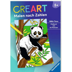 CreArt - Malen nach Zahlen ab 5, Süße Tiere