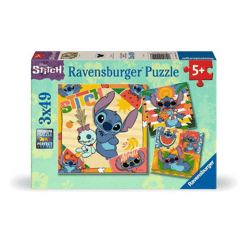 Disney Stitch - Puzzle 3 x 49 Teile