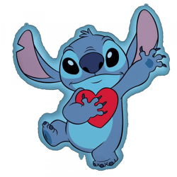Disney Stitch - Shaped Standing Folienballon - 75 x 86 cm