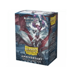 Dragon Shield Standard Matte Dual Sleeves - Special Edition - Blue Silver (100 Sleeves)