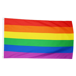 Fahne Regenbogen, ca. 90x150cm