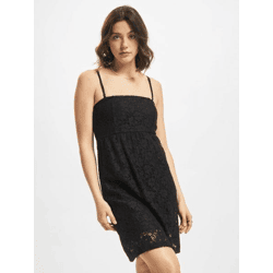 feminines Urban Classics Damen Kleid Stretch 120 g/m² Schwarz
