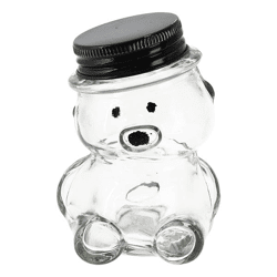 Flasche Bär, durchsichtig, ca.80ml