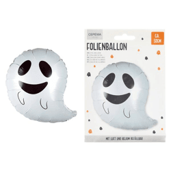 Halloween Ghost Foil Balloon, approx. 50 cm in diameter