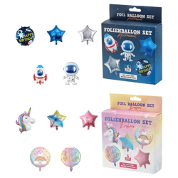 Folienballon Set, Kids, 5tlg, 2/s