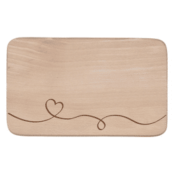 Heart-Shaped Breakfast Board